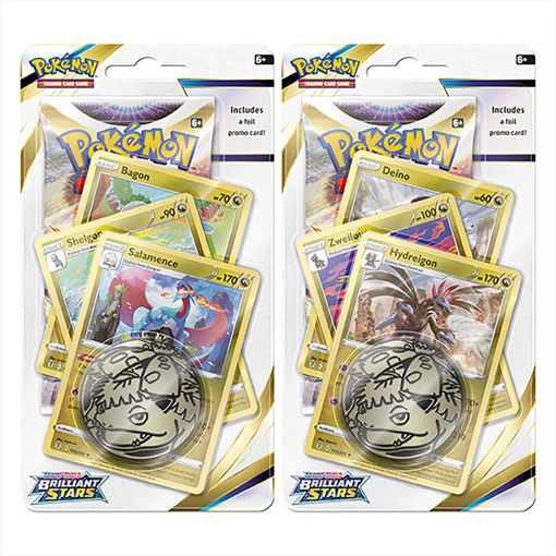 Picture of Pokemon TCG Sword and Shield Brilliant Stars Premium Pack